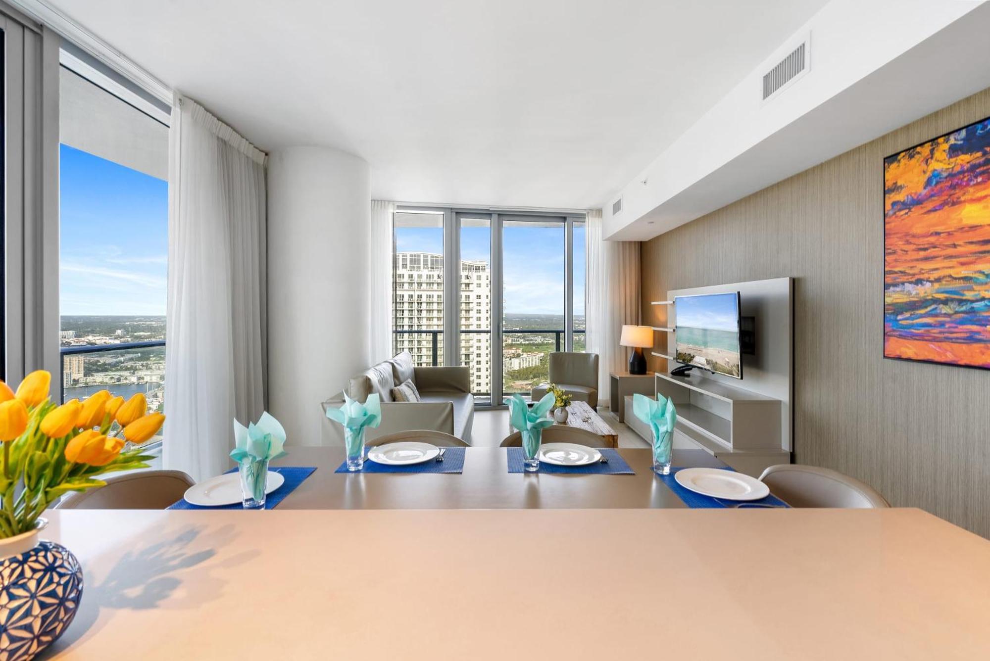 High Floor Corner 2 Bdr At Lyfe Resort Hollywood Ngoại thất bức ảnh